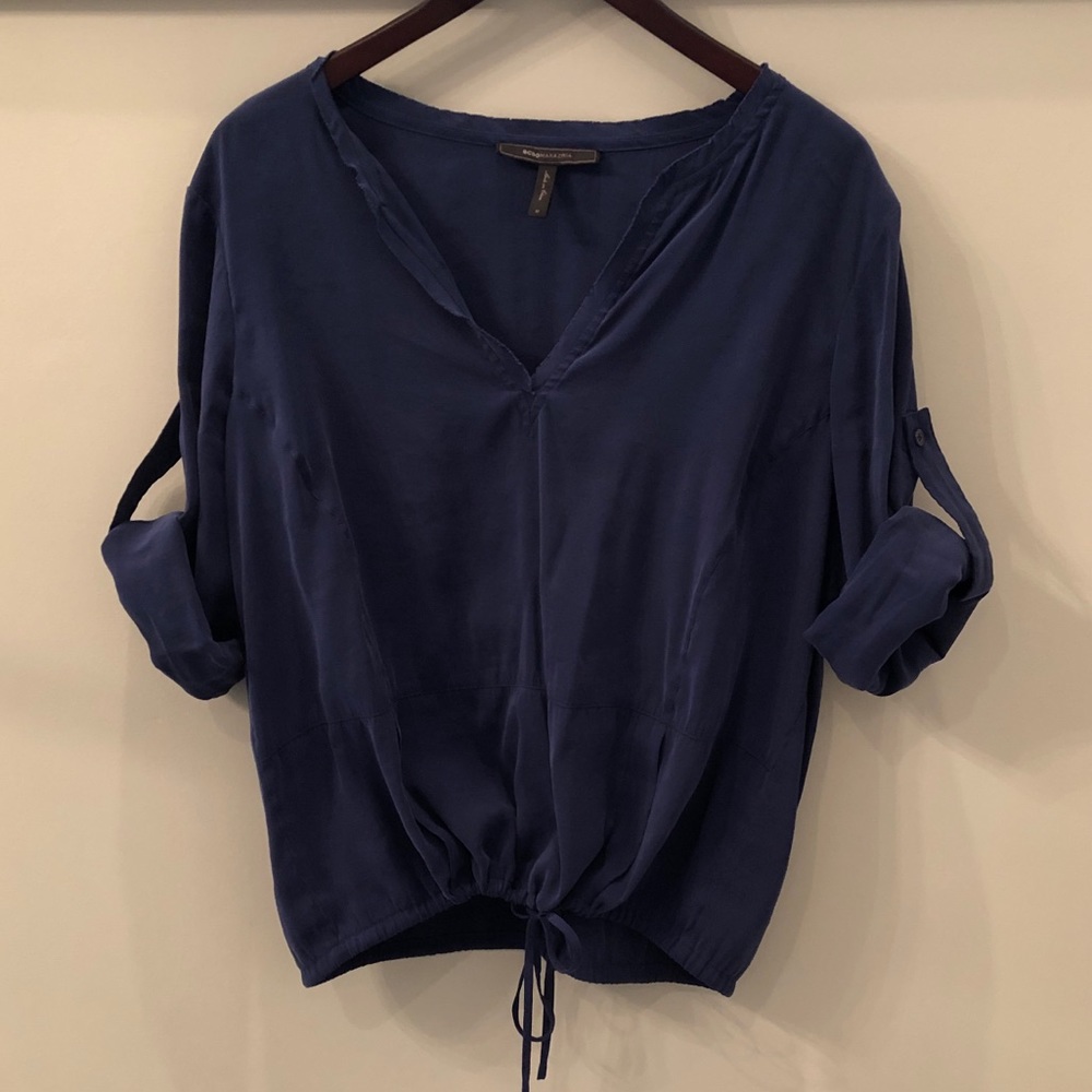 BCBG navy top
